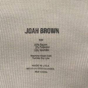 Joah Brown High Waisted Biker Short